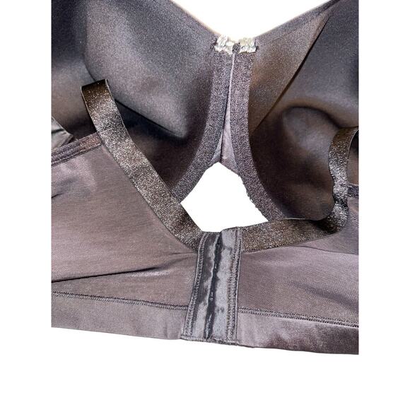 Cacique Womens Size 46DDD Black White Lightly Lined Full Coverage T-Shirt Bra - Picture 6 of 9